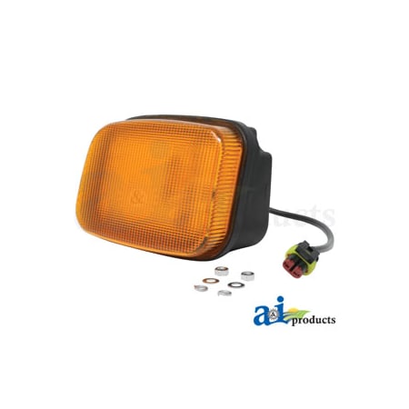 A & I Products Warning Light, LED, Amber, RH Front / LH Rear 6.5" x4.5" x4" A-WL9582